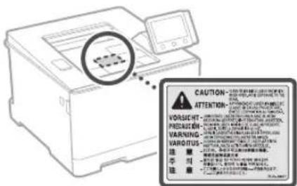 CANON iSensys LBP663Cdw - Lézeresbiztonsag - 1