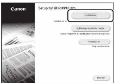 CANON iSensys LBP663Cdw - Installieren der Software - 2