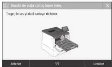 CANON iSensys LBP663Cdw - Inlocuirea cartusului de toner - 1