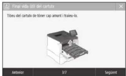 CANON iSensys LBP663Cdw - Canviar el cartutx de toner - 1