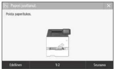 CANON iSensys LBP663Cdw - Laite ei tunnu toimivan Paperitukoksia on esiintynyt - 3