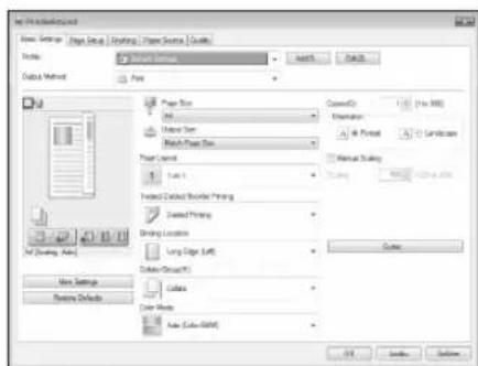 CANON iSensys LBP663Cdw - Kasulikud printimisseaded - 2