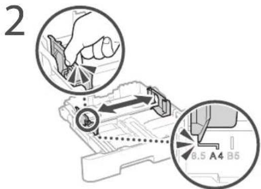 CANON iSensys LBP663Cdw - Vkladani do zasuvky na papir - 1