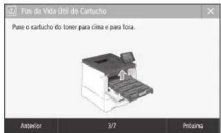 CANON iSensys LBP663Cdw - Substituição do cartucho de toner - 1