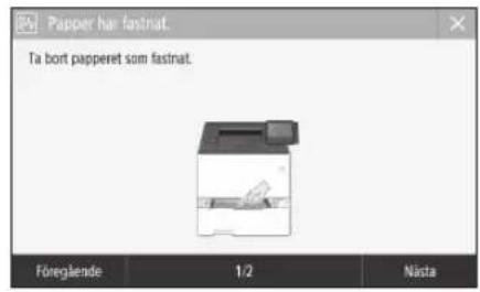 CANON iSensys LBP663Cdw - Enheten verkar inte fungera Papper har fastnat - 4