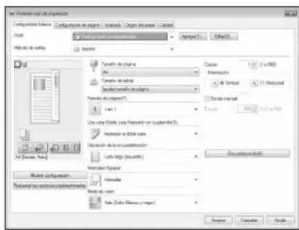 CANON iSensys LBP663Cdw - Opiones utiles de impresion - 2