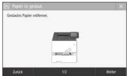 CANON iSensys LBP663Cdw - Papierstau ist aufgetreten - 1