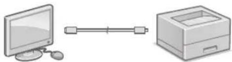 CANON iSensys LBP663Cdw - USB araciligiyla baglama - 1