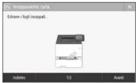 CANON iSensys LBP663Cdw - Si sono verificati inceppamenti della carta - 1
