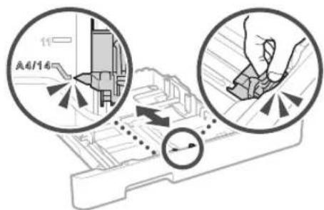 CANON iSensys LBP663Cdw - Papir betöltese a papirfiókba - 2