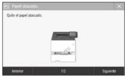 CANON iSensys LBP663Cdw - El equipo no parece funciona Se ha;quedado papel atascado - 3