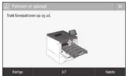 CANON iSensys LBP663Cdw - Udskifting af tonerpatronen - 1