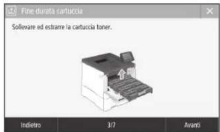 CANON iSensys LBP663Cdw - Sostituzione della cartuccia toner - 1