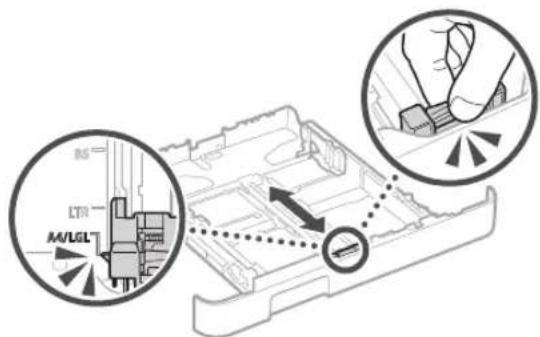 CANON iSensys MF643Cdw - Paperin lisääminen paperikasettiin - 2