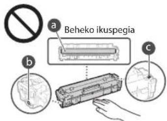 CANON iSensys MF643Cdw - Toner-kartutxoaren maneiua - 2