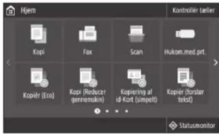 CANON iSensys MF643Cdw - Konfiguration af faxindstillinger - 1