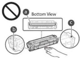 CANON iSensys MF643Cdw - Handling the toner cartridge - 2