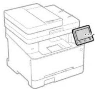 CANON iSensys MF643Cdw - Start the Operation from the Operation Panel - 1