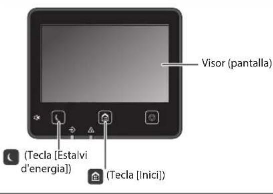 CANON iSensys MF643Cdw - Inicieu el funciona des del paneill de control - 2