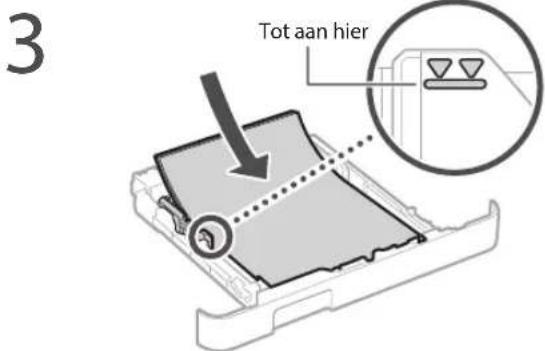 CANON iSensys MF643Cdw - Papier in de lade plaatsen - 3