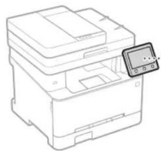 CANON iSensys MF643Cdw - Start de handeling vanaf het bedieningspaneel - 1