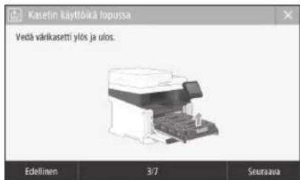 CANON iSensys MF643Cdw - Väriainekasetin vaihto - 1