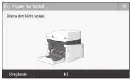 CANON iSensys MF643Cdw - Enheten verkar inte fungera Papper har fastnat - 4