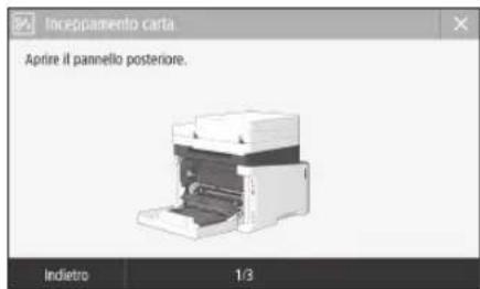 CANON iSensys MF643Cdw - Si sono verificati inceppamenti della carta - 1