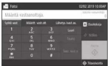 CANON iSensys MF643Cdw - faksitoimintoja - 2