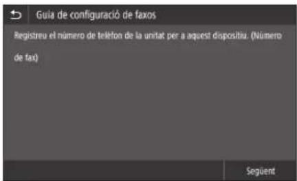 CANON iSensys MF643Cdw - Abans d'iniciar la configuracion: - 2