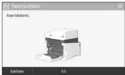 CANON iSensys MF643Cdw - Laite ei tunnu toimivan Paperitukoksia on esiintynyt - 3