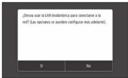 CANON iSensys MF643Cdw - Específicar el método de conexión - 1