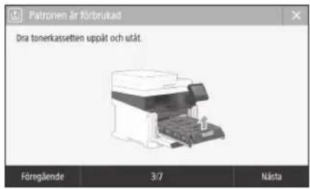 CANON iSensys MF643Cdw - Byta tonerpatron - 1