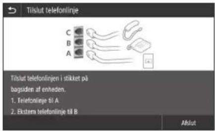 CANON iSensys MF643Cdw - Konfiguration af faxindstillinger - 4