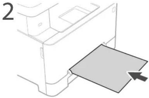 CANON iSensys MF643Cdw - Carregando na abertura de alimentacao manual - 2