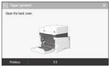 CANON iSensys MF643Cdw - Anapat He npaioe 3actpraHHn panepy - 3