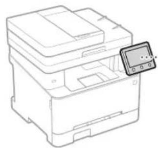 CANON iSensys MF643Cdw - Avviare l'operazione dal pannello operativo - 1