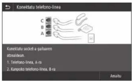CANON iSensys MF643Cdw - Konfigurazioa hasi aurretik: - 4