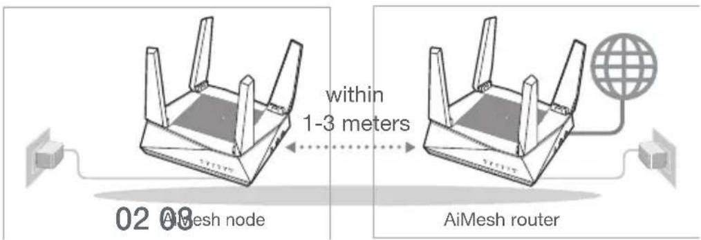 ASUS AiMesh AX6100 - AiMesh node - 1