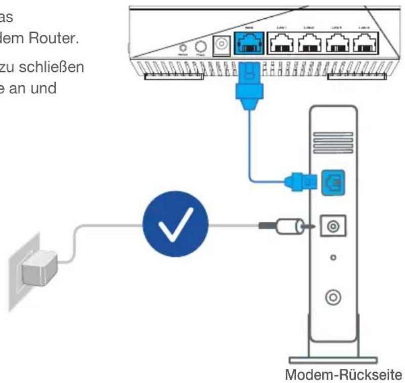 ASUS AiMesh AX6100 - Bereiten Sie Ihr Modem vor - 2