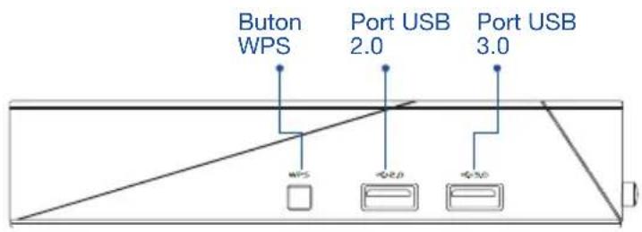 ASUS AiMesh AX6100 - Explicația butoanelorși a porturilor - 2