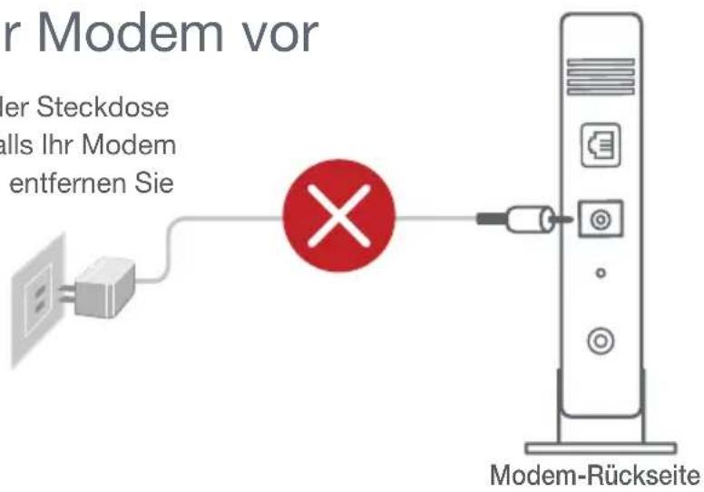 ASUS AiMesh AX6100 - Bereiten Sie Ihr Modem vor - 1