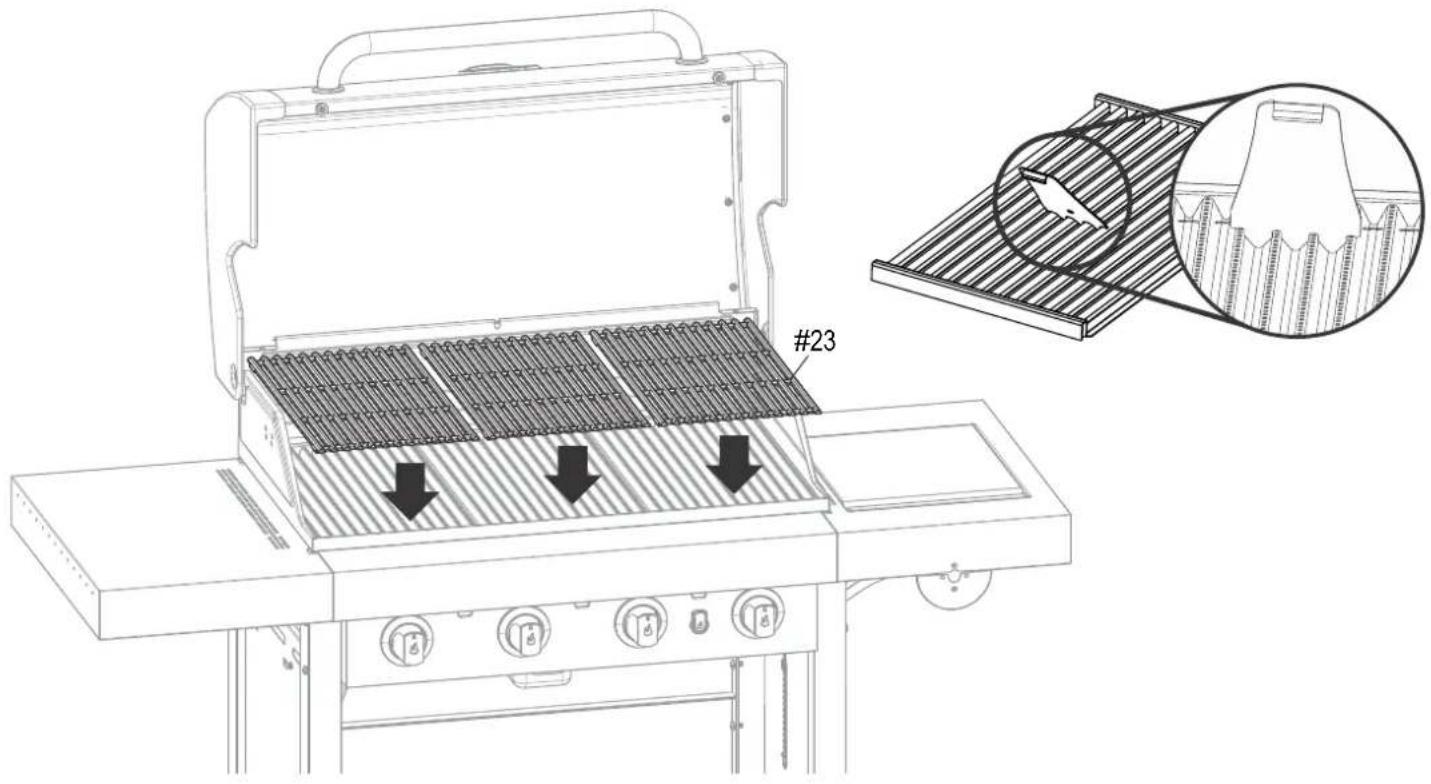 CHAR BROIL Professional 4400 B - תְרָה בַלְאָה - 6