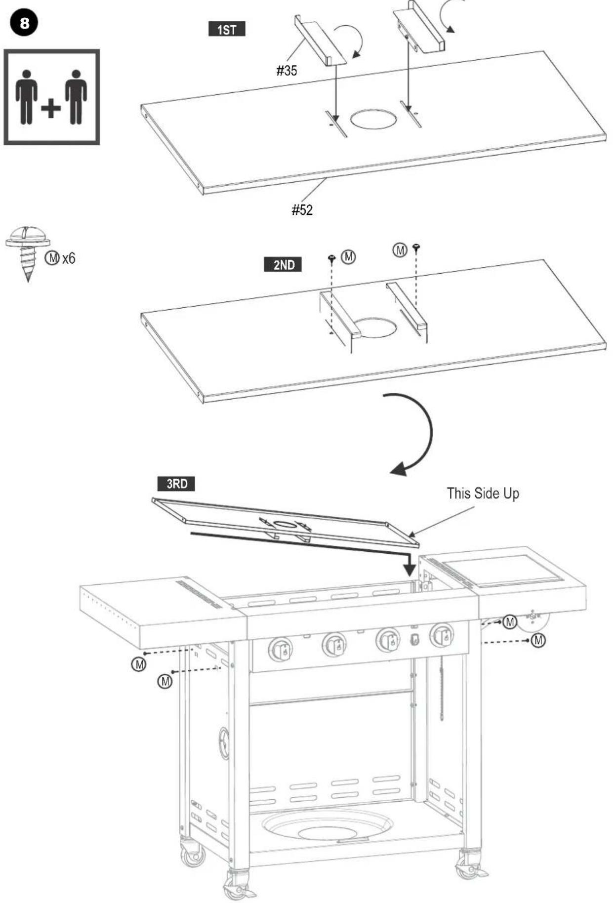 CHAR BROIL Professional 4400 B - תְרָה בַלְאָה - 3