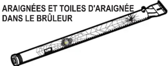 CHAR BROIL Patio Bistro 180B - Attention aux araignées ! - 1