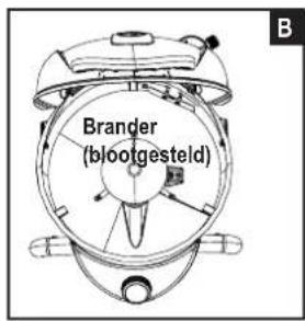 CHAR BROIL Patio Bistro 180B - Reinigen van de Brander - 3