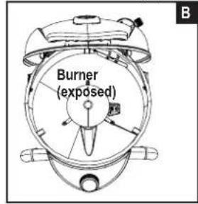 CHAR BROIL Patio Bistro 180B - Cleaning the Burner Assembly - 3
