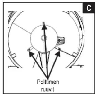 CHAR BROIL Patio Bistro 180B - Polttimen puhdistaminen - 4