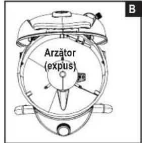 CHAR BROIL Patio Bistro 180B - Curăṭarea Ansamblului Aržātorului - 3
