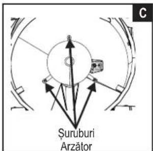 CHAR BROIL Patio Bistro 180B - Curăṭarea Ansamblului Aržātorului - 4